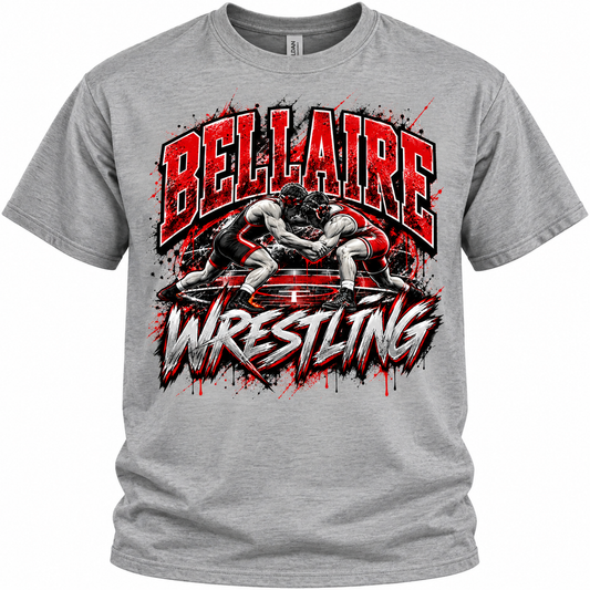 Bellaire Big Reds Wrestling Shirts